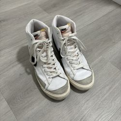 Nike Blazer Mid Vintage White Shoes US9.5