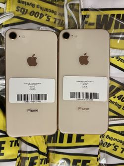 Factory unlocked apple iphone 8, store warranty $275 each