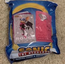 Wendy's Sonic The Hedgehog Rouge Trading Cards & Case