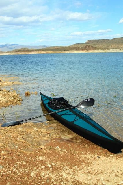 Folbot Cooper Folding Kayak 16'6" Teal color