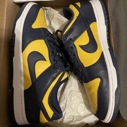 Nike dunk low michigan sz 9.5 $240
