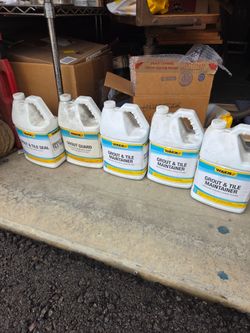WAXIE Grout & Tile Cleaner and Sealer – Five Full Gallons
