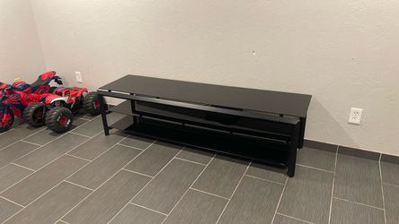 Black tv stand