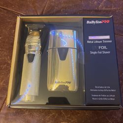 New In Box Babylisspro Trimmer & Foil Shaver Set