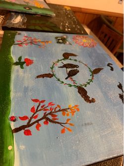 The beautiful Oregon flowers painting