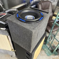 12in, Power Acoustik Subwoofer. Comes With Correct Tuned Box, Well Taken Care Of. 