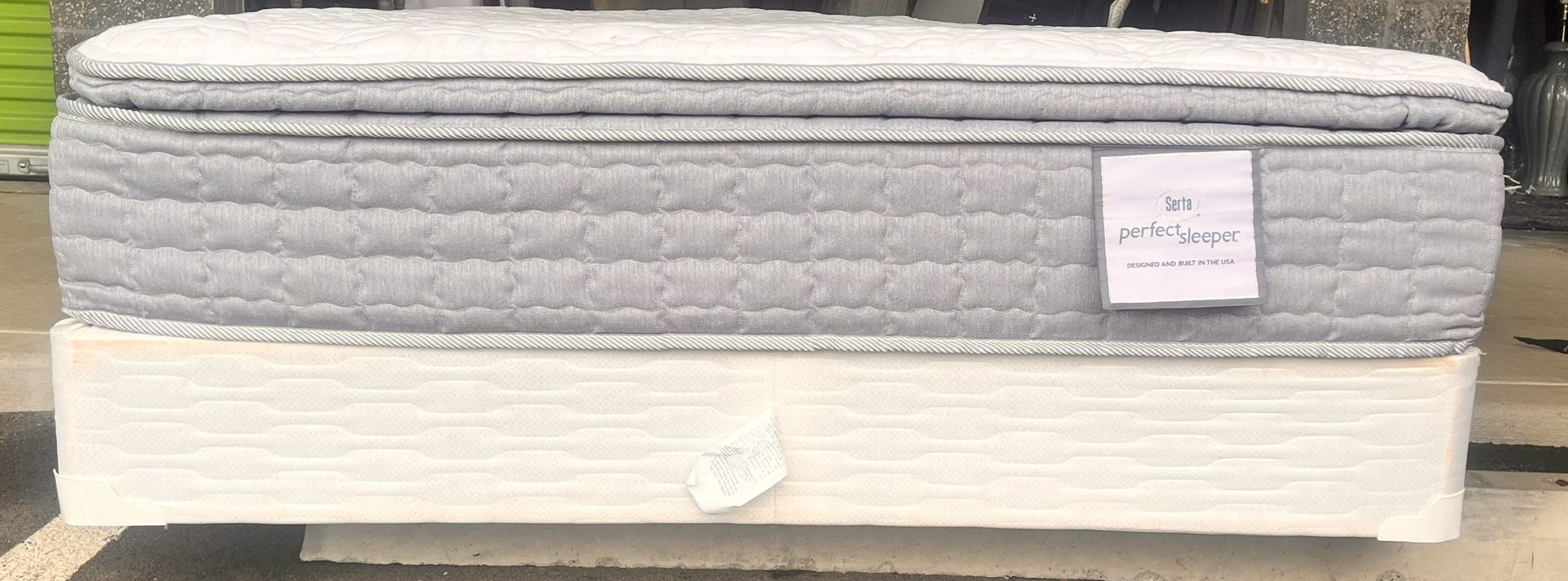 Queen Size Pillowtop Mattress - Box Spring And Frame Optional - OBO