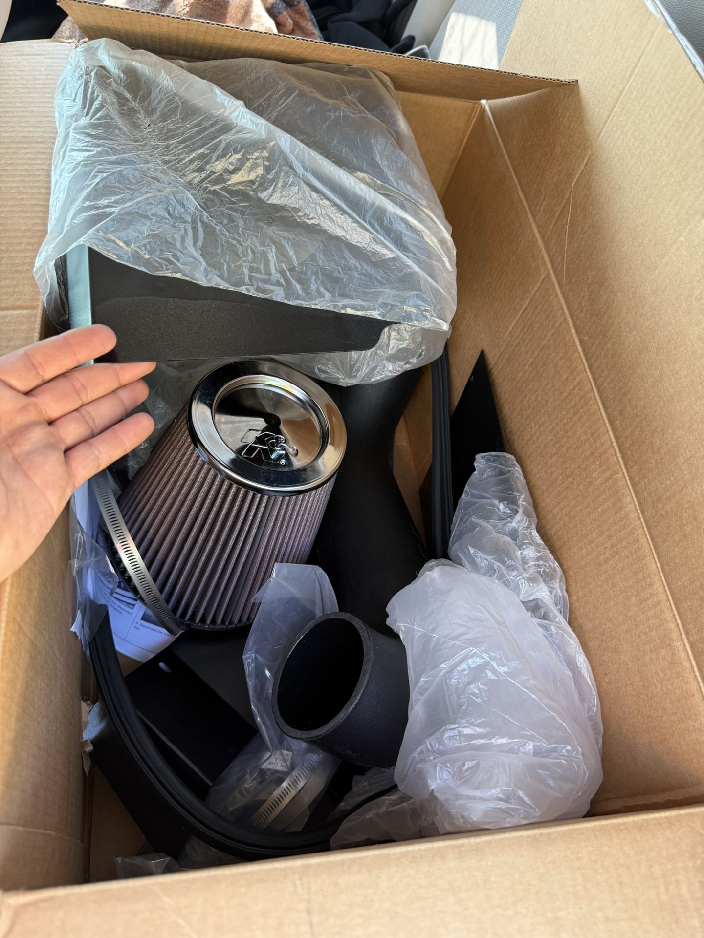 Cold Air Intake: Adds Up To 16 Horsepower, With Million Mile Air Filter K&N 63-1561