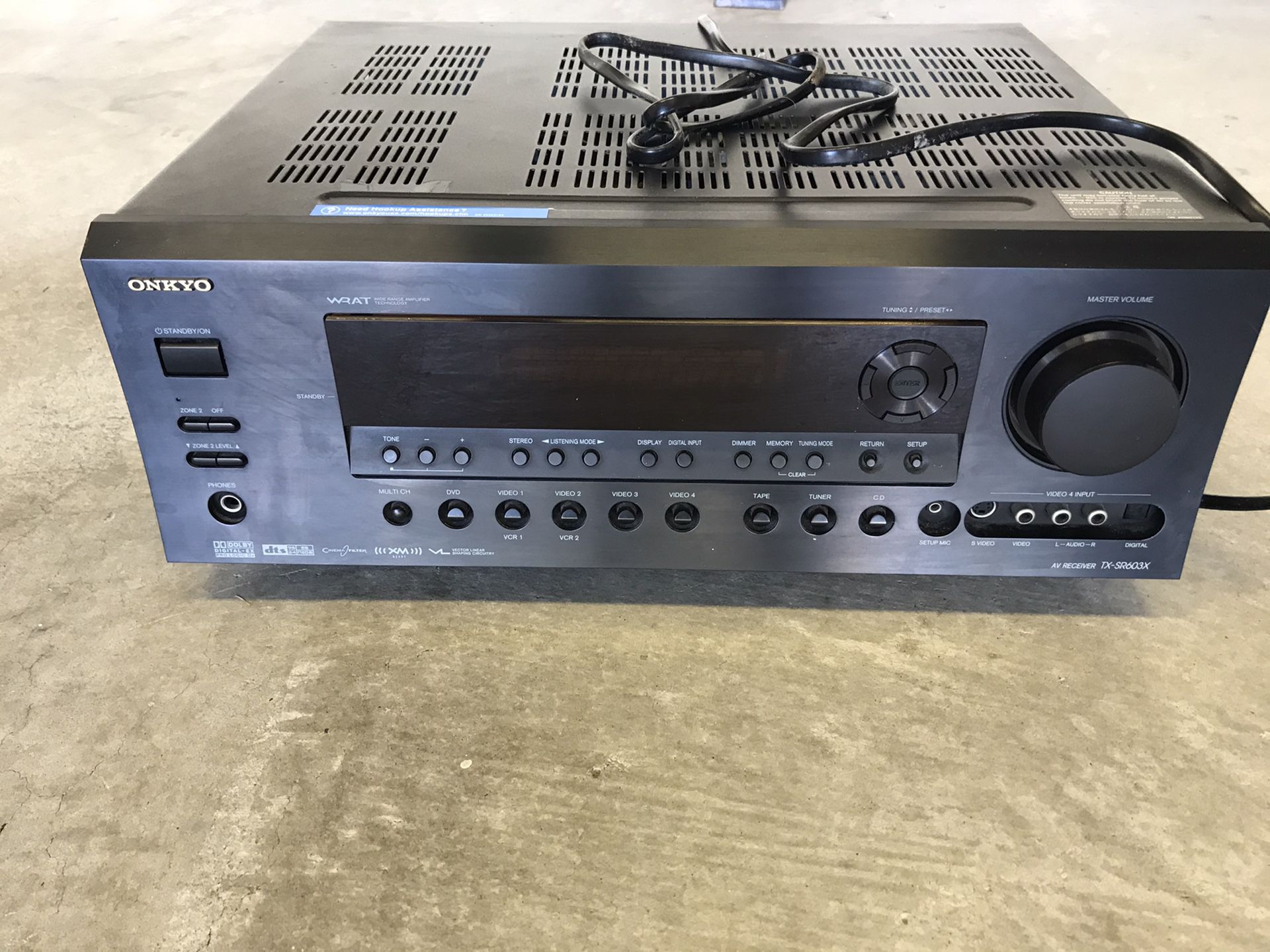 Black Onkyo Sound Receiver (Get now before deal is gone)
