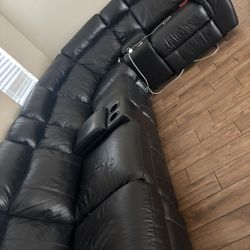 Leather Couch 