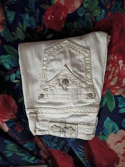Miss Me (Mid rise) White Jeans