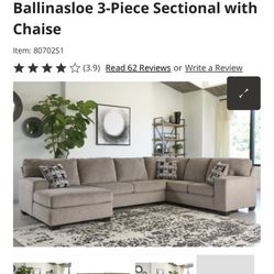 Sectional Sofa with chaise