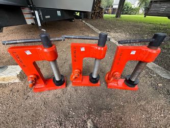 Set of 3 Heavy-Duty 2-Ton Masonry Stone Lifting Clamps