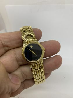 Preowned Gold  Women’s Genuine Movado. 24mm 