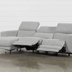 Living Spaces Maddie Grey Couch