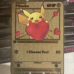 Pokémon Cards 24k Gokd Metal Cards 