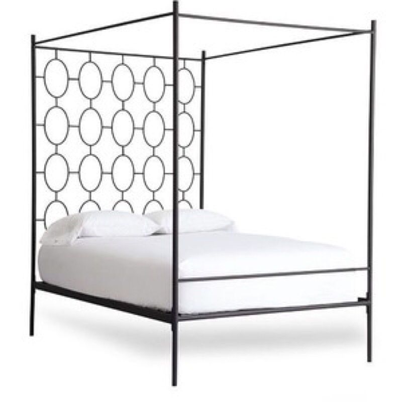 West elm canopy bed for sale (Queen)