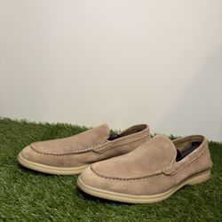 Men’s Baige Loafers Shoes Men’s Size 10