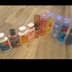 12 Total Bundle Bath And Body Works Sprays And Lotions 
