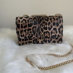 Women, Leopard  Print Purse New 
