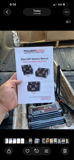 PowerBlock Elite EXP Adjustable Dumbbell