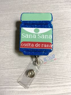 Vapor Rub badge reel, phone grip or keychain