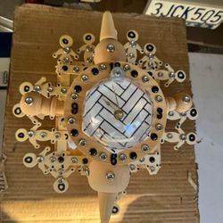 Handmade Wood Art Wall Clock
