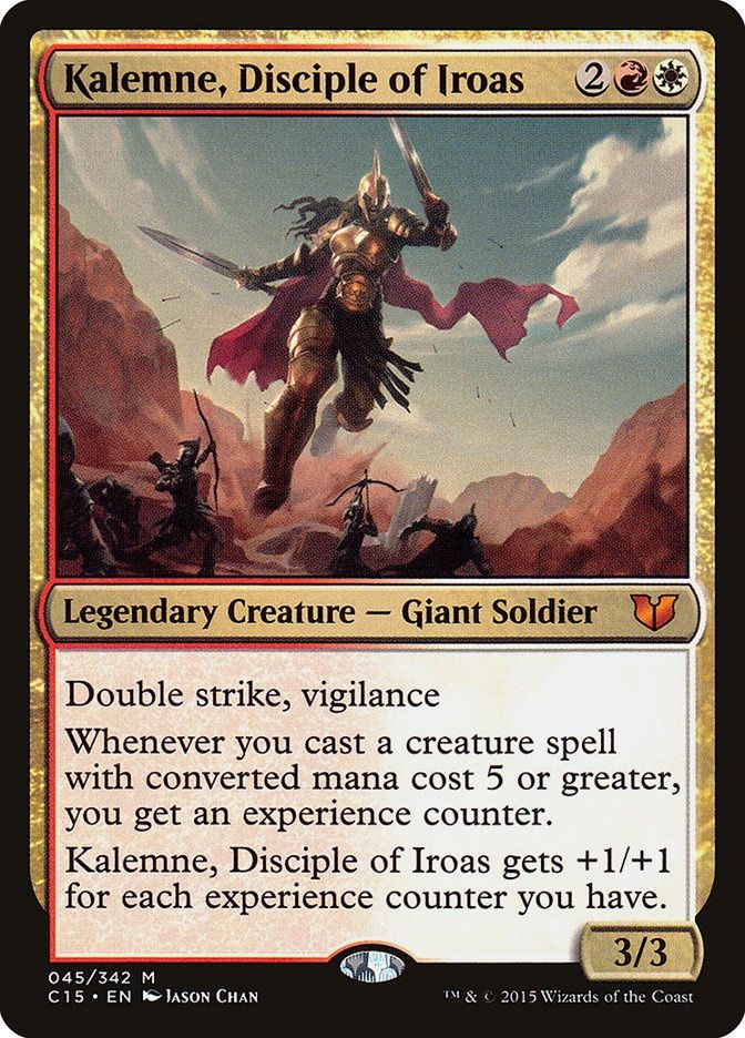 MTG Kalemne, Disciple of Iroas EDH Deck - White-Red Giants, Dragons, Angels