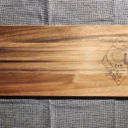 Custom Wood Burned Cutting Board