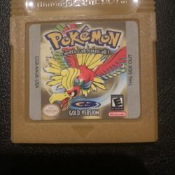 Pokémon Gold Gameboy Game