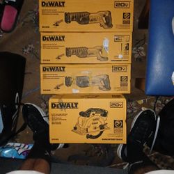 DEWALT TOOLS 3 RECIPROCATING SAWS,CIRCULAR SAW NEW
