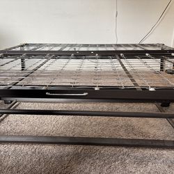 Twin Lift Trundle frames -becomes one larger bed