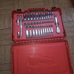 50pc 1/4 Drive Socket Set SAE/Metric