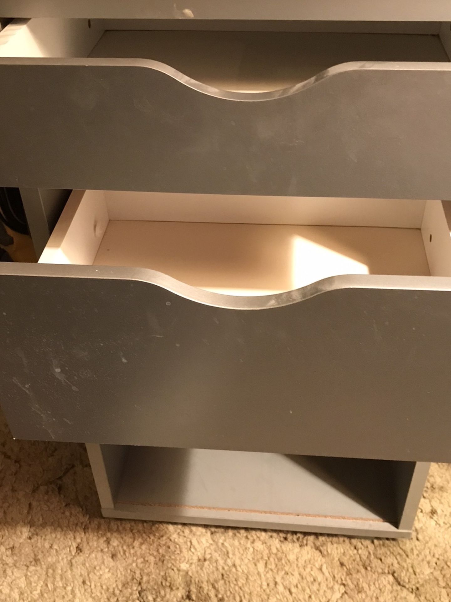 Small Swivel Table. Front Storage Rear Magazine Rack