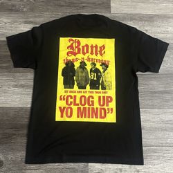 Men’s Bone Thugs-n-Harmony Shirt “Let This Thug Sh!t Clog Up Yo Mind” Large 