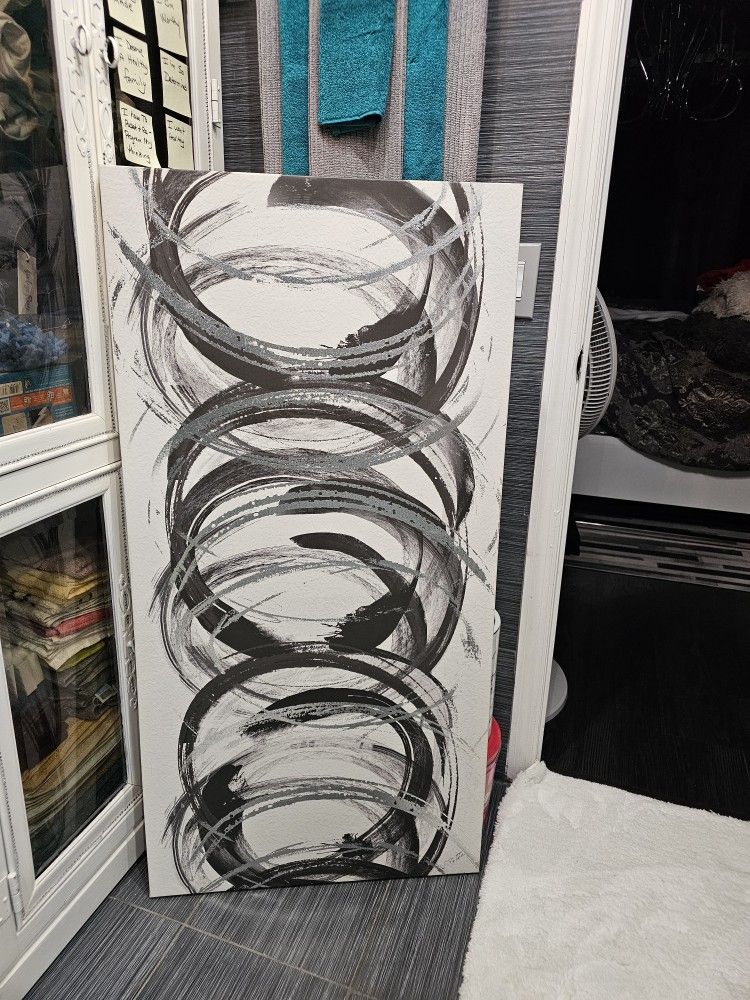 BLACK, WHITE AND SILVER PICTURE