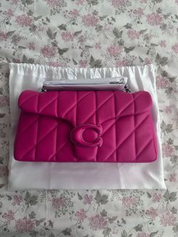 Coach quilted tabby  26 dragonfruit