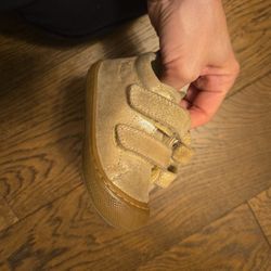 Toddler Girl Shoes Size 21 Naturino All Leather Rubber ole 