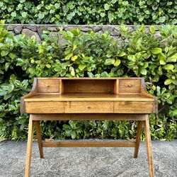 Solid Teak Desk (delivery available)