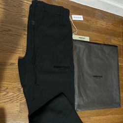 Essentials Hoodie , Uncuffed Sweats 