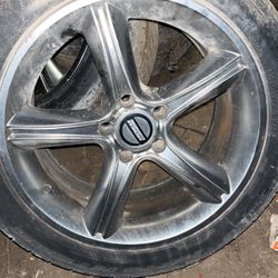 Rim With Tires Came Off Mustang 5 Lug 