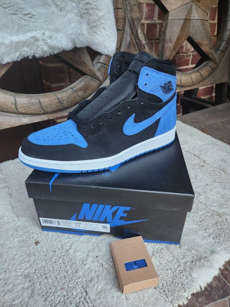 Size 11 - Jordan 1 High Royal Blue Reimagined Suede