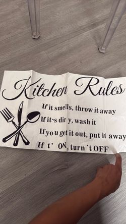 Kitchen wall sticker decor