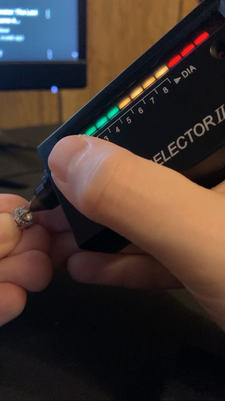 Halo Moissanite Earrings (Gra Certified)