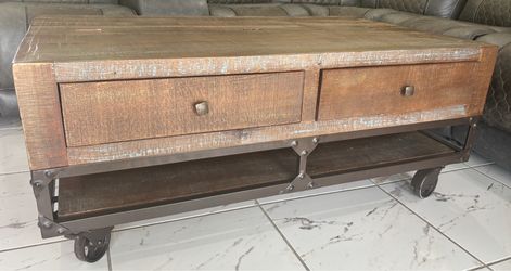 Urban Industrial Lift-Top Coffee Table, commonly known as the Urban Rectangular Gold Coffee