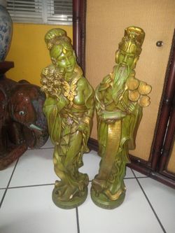 Vintage Oriental Sculptures. 