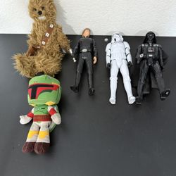 Starwars Figueres / Plush Lot 