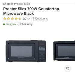 Proctor silex 700w Microwave - New 
