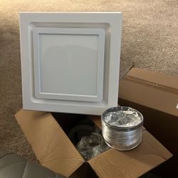 Gopper Bathroom Exhaust Fan With Led Lights 12 Inch