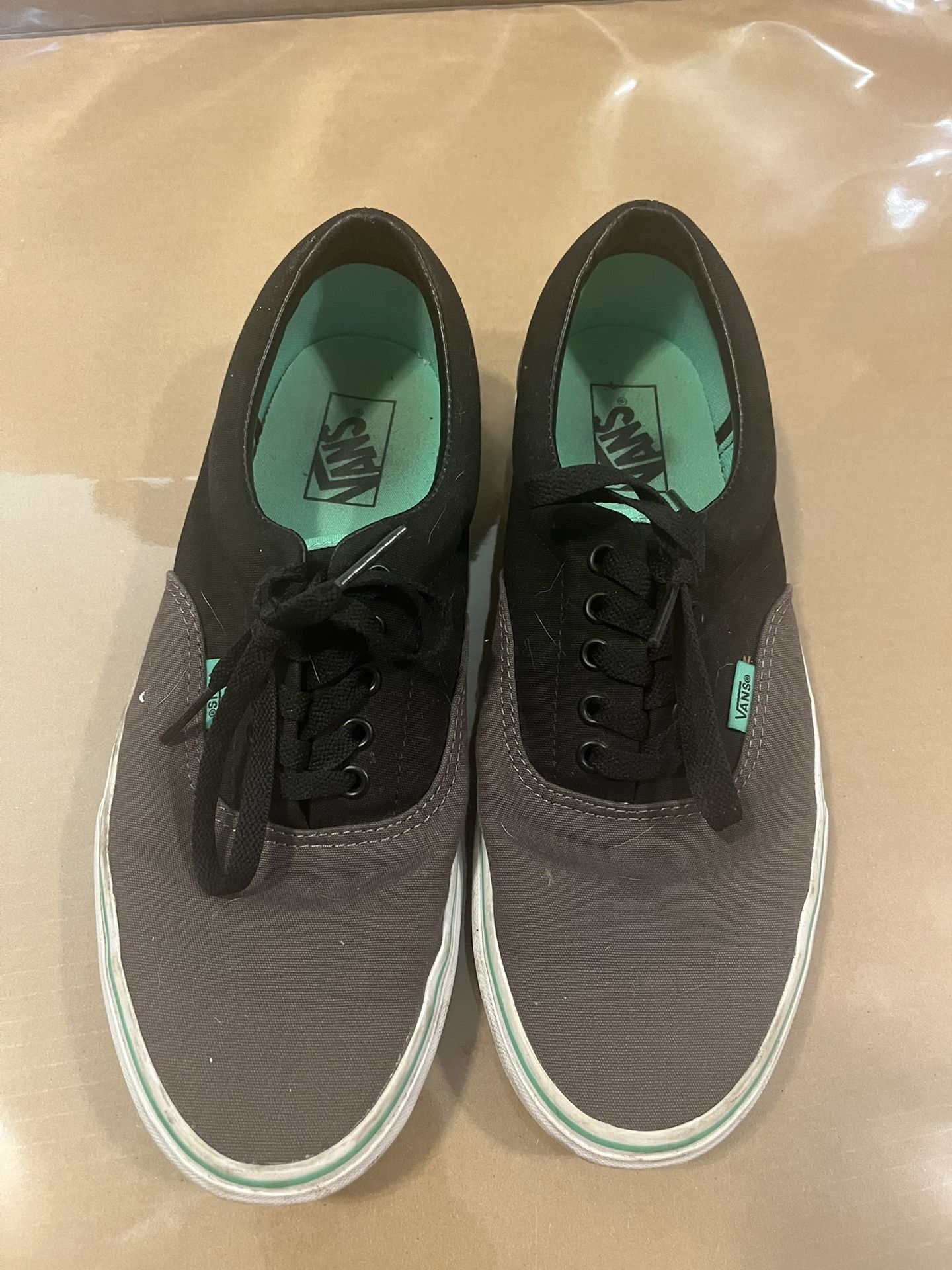 Vans Era Pewter Black Unisex Laced Shoes 10